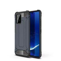 Newface Samsung Galaxy A91 / S10 Lite Kılıf Tank Silikon Kapak - Lacivert