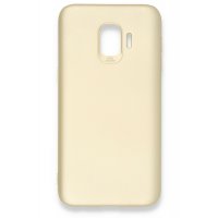 Newface Samsung Galaxy J2 Core Kılıf Premium Rubber Silikon - Gold