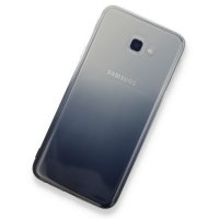 Newface Samsung Galaxy J4 Plus Kılıf Lüx Çift Renkli Silikon - Siyah