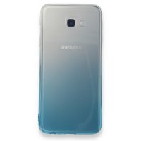 Newface Samsung Galaxy J4 Plus Kılıf Lüx Çift Renkli Silikon - Turkuaz