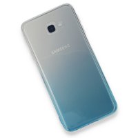 Newface Samsung Galaxy J4 Plus Kılıf Lüx Çift Renkli Silikon - Turkuaz