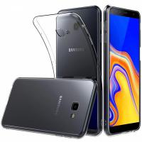 Newface Samsung Galaxy J4 Plus Kılıf Lüx Şeffaf Silikon