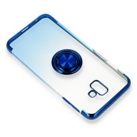 Newface Samsung Galaxy J6 Plus Kılıf Marvel Yüzüklü Silikon - Mavi