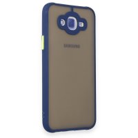 Newface Samsung Galaxy J7 Kılıf Montreal Silikon Kapak - Lacivert