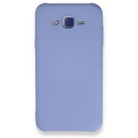 Newface Samsung Galaxy J7 Kılıf Nano içi Kadife Silikon - Lila