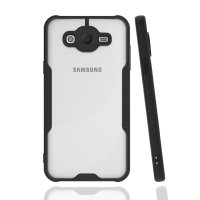 Newface Samsung Galaxy J7 Kılıf Platin Silikon - Siyah