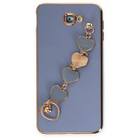 Newface Samsung Galaxy J7 Prime Kılıf Esila Silikon - Gri