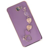 Newface Samsung Galaxy J7 Prime Kılıf Esila Silikon - Mor