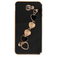 Newface Samsung Galaxy J7 Prime Kılıf Esila Silikon - Siyah