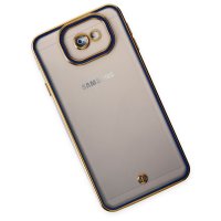 Newface Samsung Galaxy J7 Prime Kılıf Liva Lens Silikon - Mavi