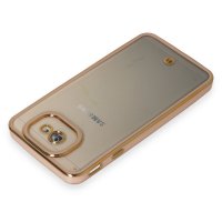 Newface Samsung Galaxy J7 Prime Kılıf Liva Lens Silikon - Pudra