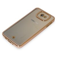 Newface Samsung Galaxy J7 Prime Kılıf Liva Lens Silikon - Pudra