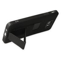 Newface Samsung Galaxy J7 Prime Kılıf Mega Standlı Silikon - Siyah