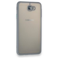 Newface Samsung Galaxy J7 Prime Kılıf Montreal Silikon Kapak - Gri