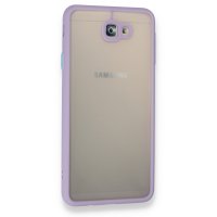 Newface Samsung Galaxy J7 Prime Kılıf Montreal Silikon Kapak - Mor