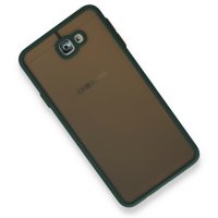 Newface Samsung Galaxy J7 Prime Kılıf Montreal Silikon Kapak - Yeşil