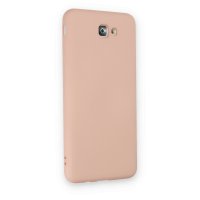 Newface Samsung Galaxy J7 Prime Kılıf Nano içi Kadife Silikon - Pudra