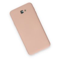 Newface Samsung Galaxy J7 Prime Kılıf Nano içi Kadife Silikon - Pudra