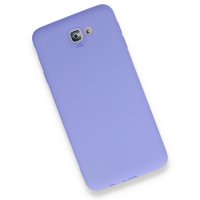 Newface Samsung Galaxy J7 Prime Kılıf First Silikon - Lila