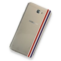 Newface Samsung Galaxy J7 Prime Kılıf Prime Silikon - Kırmızı-Lacivert