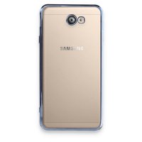 Newface Samsung Galaxy J7 Prime Kılıf Razer Lensli Silikon - Açık Mavi
