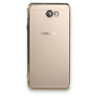 Newface Samsung Galaxy J7 Prime Kılıf Razer Lensli Silikon - Gold