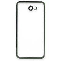 Newface Samsung Galaxy J7 Prime Kılıf Razer Lensli Silikon - Yeşil