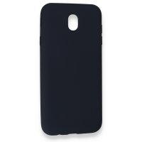 Newface Samsung Galaxy J7 Pro / J730 Kılıf Nano içi Kadife Silikon - Lacivert