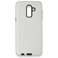 Newface Samsung Galaxy J8 Kılıf YouYou Silikon Kapak - Beyaz