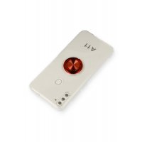 Newface Samsung Galaxy M11 Kılıf Gros Yüzüklü Silikon - Kırmızı