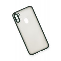 Newface Samsung Galaxy M11 Kılıf Montreal Silikon Kapak - Yeşil