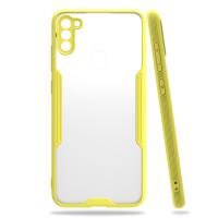 Newface Samsung Galaxy M11 Kılıf Platin Silikon - Sarı