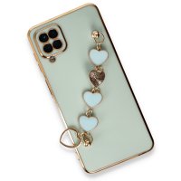 Newface Samsung Galaxy M12 Kılıf Esila Silikon - Su Yeşili