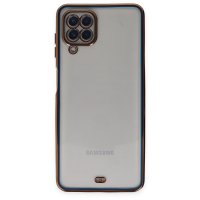 Newface Samsung Galaxy M12 Kılıf Liva Lens Silikon - Mavi