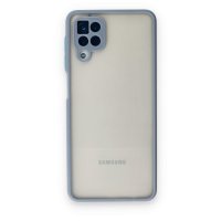 Newface Samsung Galaxy M12 Kılıf Montreal Silikon Kapak - Gri