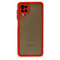 Newface Samsung Galaxy M12 Kılıf Montreal Silikon Kapak - Kırmızı