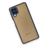 Newface Samsung Galaxy M12 Kılıf Montreal Silikon Kapak - Lacivert