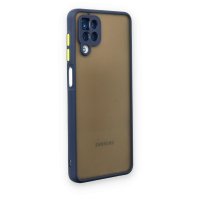 Newface Samsung Galaxy M12 Kılıf Montreal Silikon Kapak - Lacivert