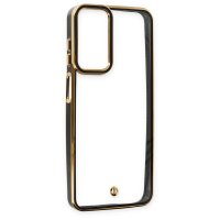 Newface Samsung Galaxy M13 Kılıf Liva Lens Silikon - Siyah