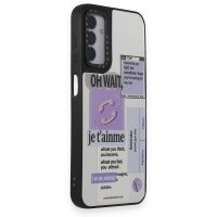 Newface Samsung Galaxy M14 5G Kılıf Mirror Desenli Kapak - Mirror - 4