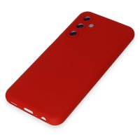 Newface Samsung Galaxy M14 5G Kılıf Nano içi Kadife Silikon - Kırmızı