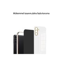 Newface Samsung Galaxy M15 Kılıf Volet Silikon - Kırmızı