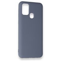 Newface Samsung Galaxy M31 Kılıf Nano içi Kadife Silikon - Gri
