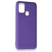 Newface Samsung Galaxy M30S Kılıf Nano içi Kadife Silikon - Mor