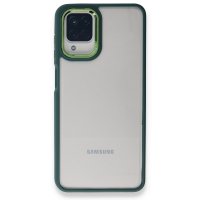 Newface Samsung Galaxy M22 Kılıf Dora Kapak - Haki Yeşil