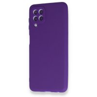 Newface Samsung Galaxy M22 Kılıf First Silikon - Mor