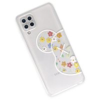 Newface Samsung Galaxy M22 Kılıf Lucky Silikon - Lucky 5