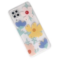Newface Samsung Galaxy M22 Kılıf Lucky Silikon - Lucky 7