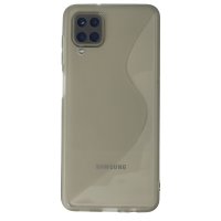 Newface Samsung Galaxy M22 Kılıf S Silikon - Gri