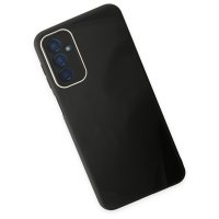 Newface Samsung Galaxy M23 Kılıf Glass Kapak - Siyah